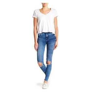 Free People Size 26 High Rise Distressed Jeans NWT